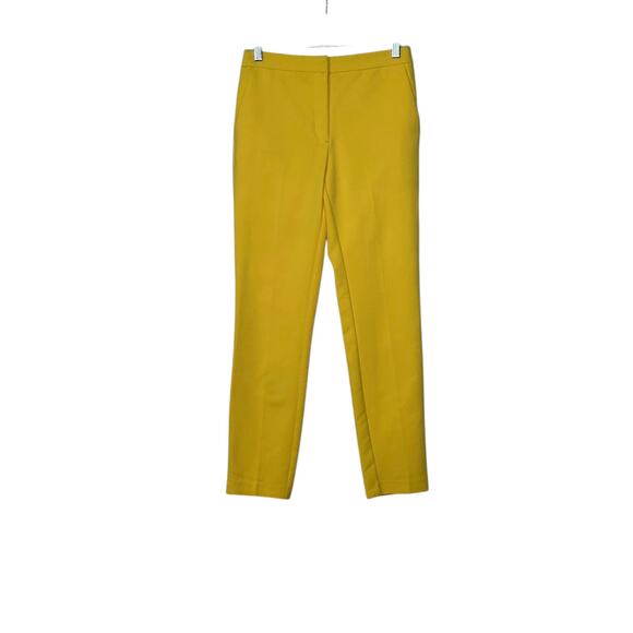 ZARA BASIC yellow straight legs pants size M - Picture 10 of 12